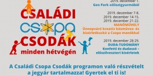 Adventi hétvégék Budapesten 2018. Ünnepi programok a Csodák Palotájában Adventi hétvégék Budapesten 2018. Ünnepi programok a Csodák Palotájában