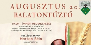 Balatonfűzfő augusztus 20. Ünnepi rendezvények és megemlékezés 2019 Balatonfűzfő augusztus 20. Ünnepi rendezvények és megemlékezés 2019