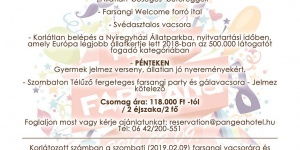 Farsang Nyíregyháza 2019. Télűző farsangi party és családi programok a Pangea Hotelben Farsang Nyíregyháza 2019. Télűző farsangi party és családi programok a Pangea Hotelben