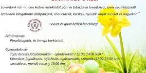Rádpusztai húsvét 2019. Ünnepi programok a Gasztro Élménybirtokon Rádpusztai húsvét 2019. Ünnepi programok a Gasztro Élménybirtokon
