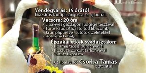 Márton napi bál 2017. Élőzenés libavacsora újborral a Holdfény Hotel Étteremben Márton napi bál 2017. Élőzenés libavacsora újborral a Holdfény Hotel Étteremben