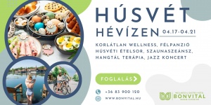 Hévízi Húsvéti pihenés a Bonvital felnőttbarát szállodában, középpontban a testi és lelki megújulás