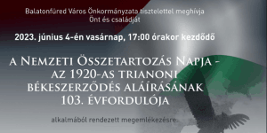 Nemzeti Összetartozás Napja 2023 Balatonfüred