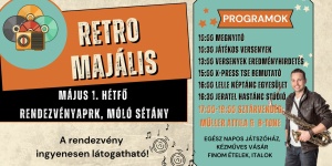 Majális Balatonlelle 2023. Retro majális