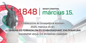 2025. Március 15. Miskolc. Ünnepi programok az 1848/49-es forradalom és szabadságharc emléknapján