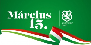 2025. március 15. Cegléd, megemlékezés az 1848-49-es forradalom és szabadságharc évfordulóján