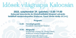 Idősek Világnapja Kalocsa 2023