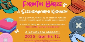 Forintos Börze Kecskemét 2025. Adok-veszek használt holmi börze
