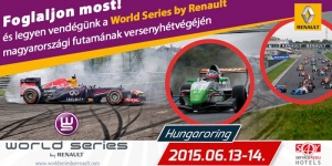 Foglaljon most és legyen vendégünk a World Series by Renault budapesti futamának versenyhétvégéjén Foglaljon most és legyen vendégünk a World Series by Renault budapesti futamának versenyhétvégéjén