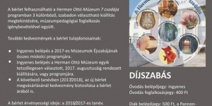 Vásárolj múzeumpedagógiai bérletet és nyerj osztálykirándulást! Vásárolj múzeumpedagógiai bérletet és nyerj osztálykirándulást!