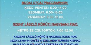 Nagybani piac Kecskemét - Szent-László körúti zöldség-gyümölcs piac