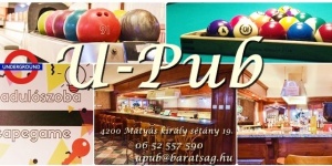 U-Pub Bár Hajdúszoboszló - Szabadulószoba, bowling, biliárd, darts, léghoki, csocsó