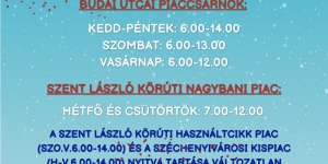 Nagybani piac Kecskemét - Szent-László körúti zöldség-gyümölcs piac